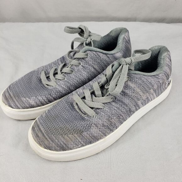 Fila Knit Screen Womens sz 6 Gray Casual Active Walking Shoes Sneakers 5CM0… - Picture 1 of 7